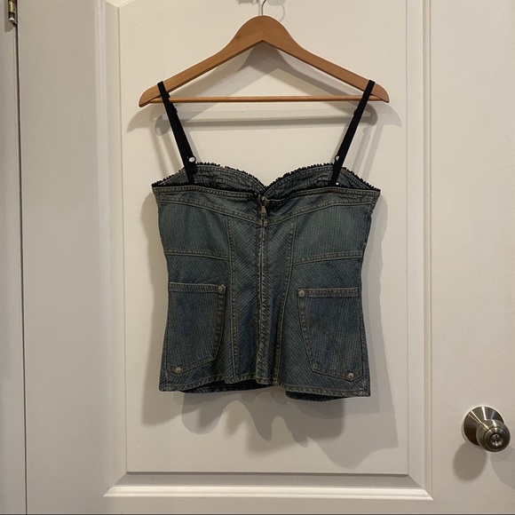Dolce & Gabbana Denim Corset Bustier - Picture 3 of 6